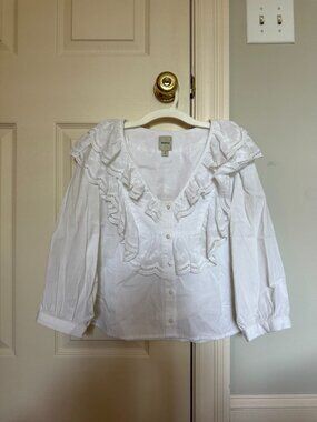 Anthropologie Maeve Long Sleeve Blouse